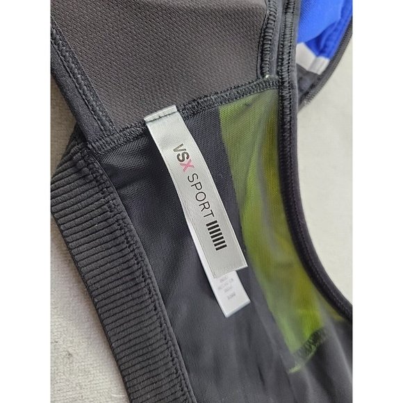 Victoria Secret VSX Zip Front Women's 32DD Sports Bra Racerback High Impact - Picture 7 of 10